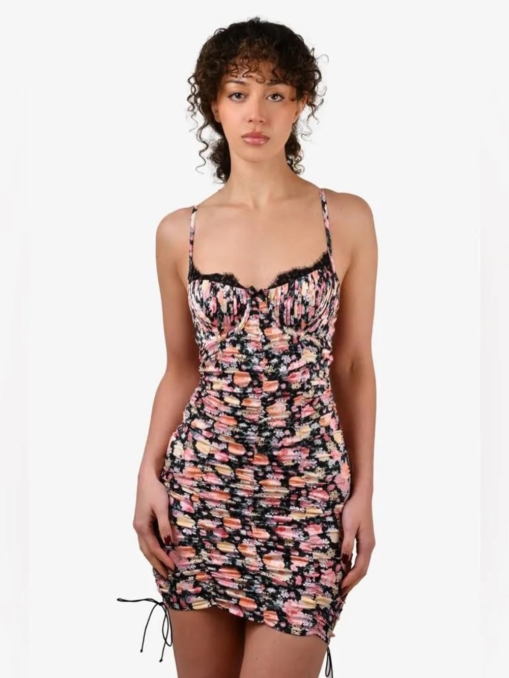 NWT For love and lemons gardenia mini dress, floral, size small